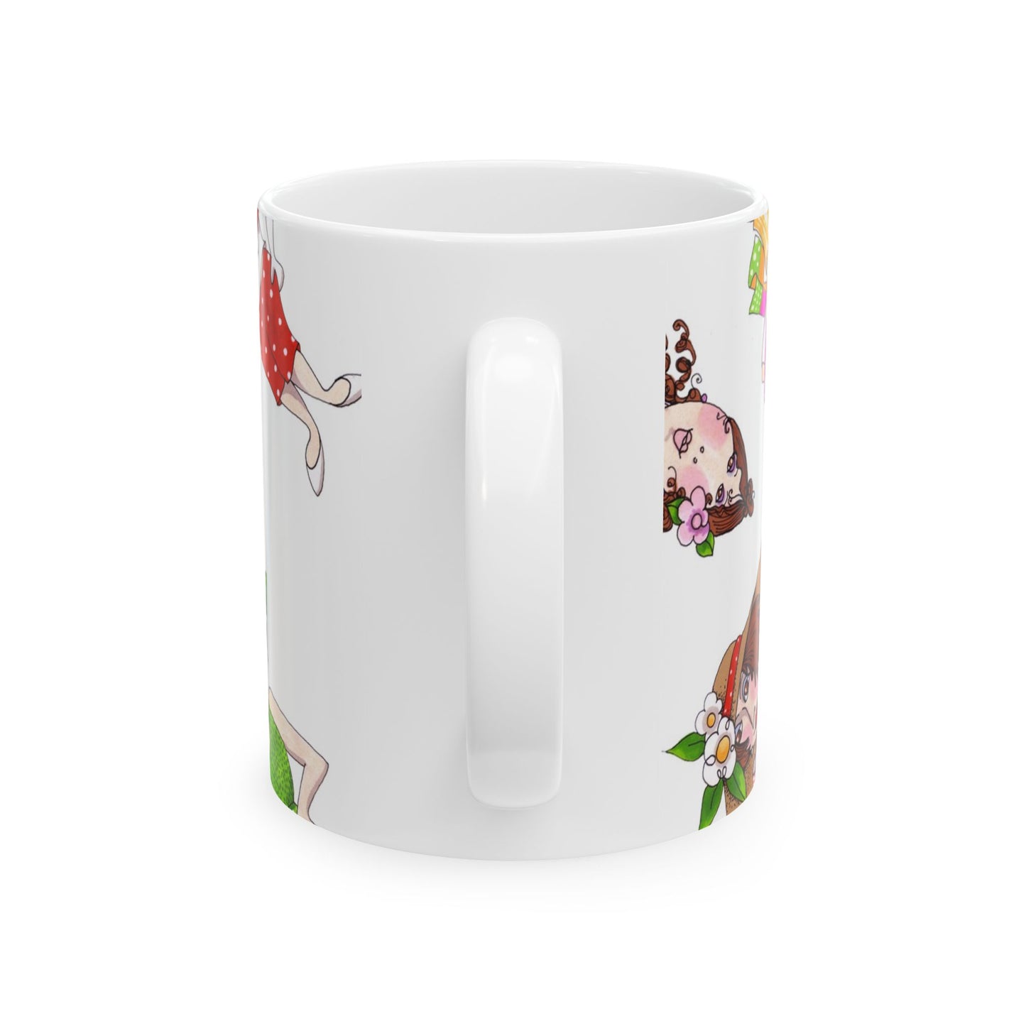 Fun Ladies Tossed White Cup