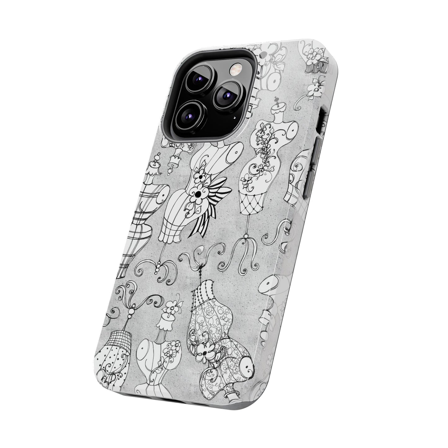 Mannequineque Silver Phone Case