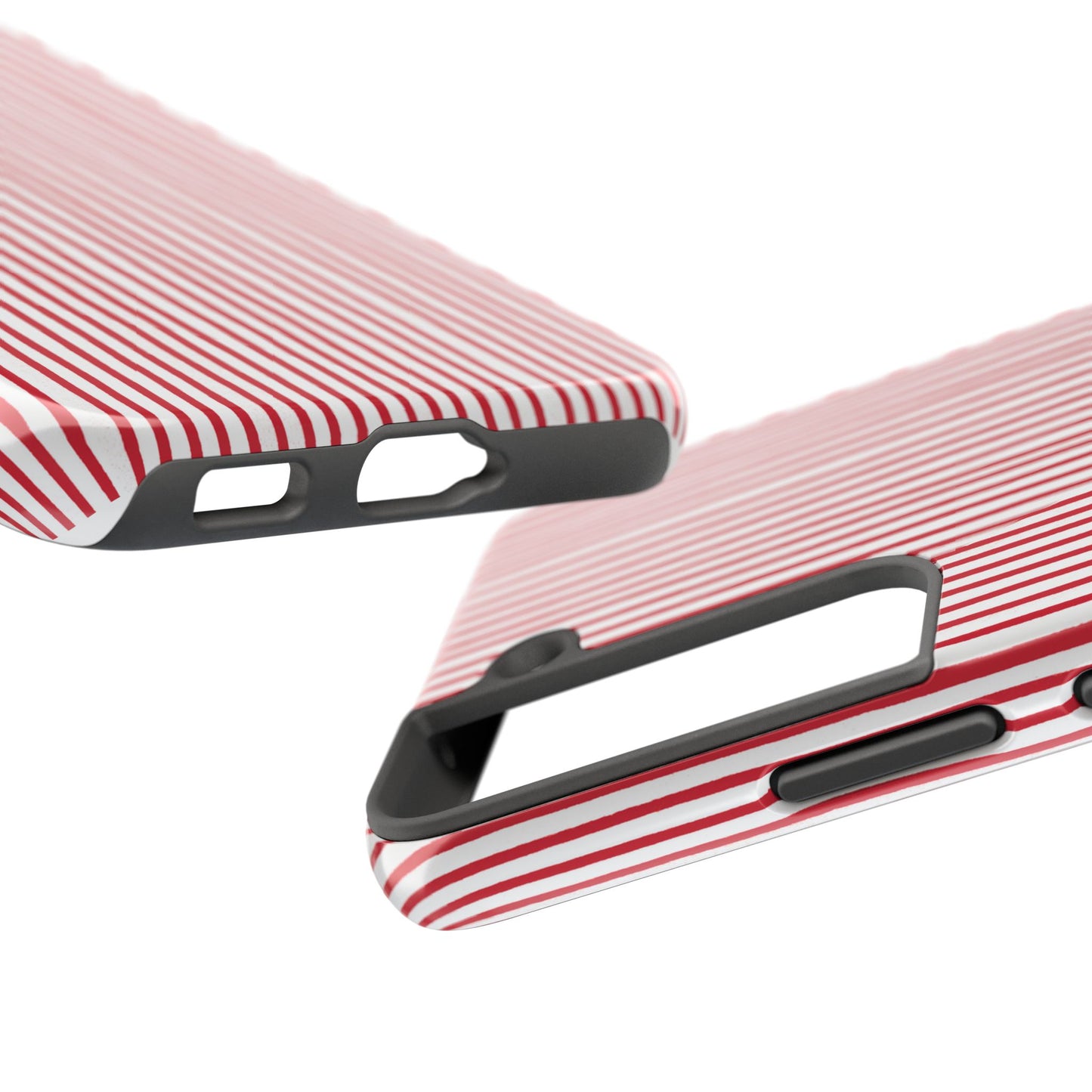 Candy Stripe White / Red Phone Case