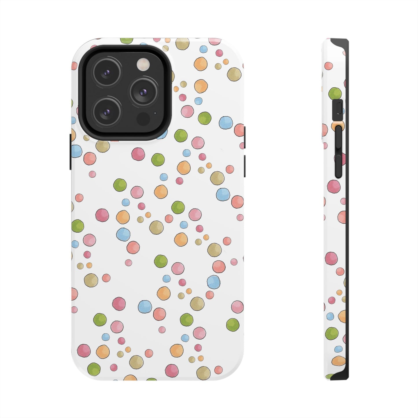 Clown Dots White Phone Case