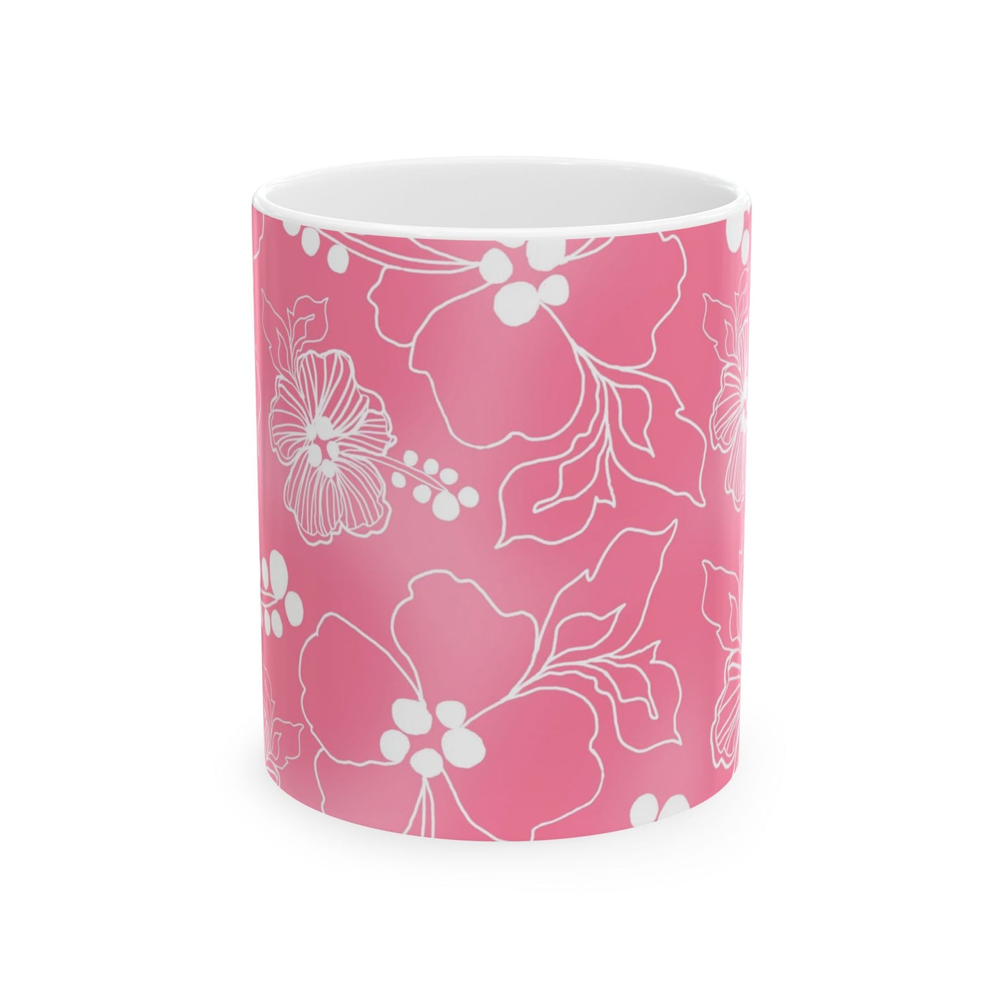 Lacey Hibiscus Pink Cup