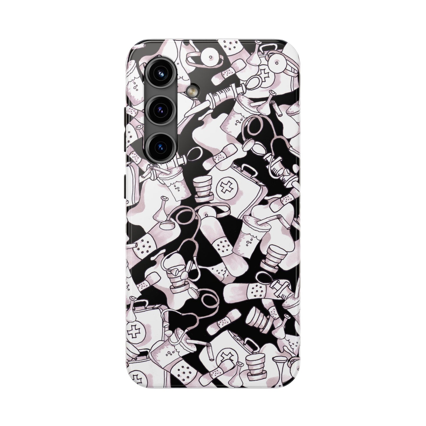 Med Stuff Black Phone Case