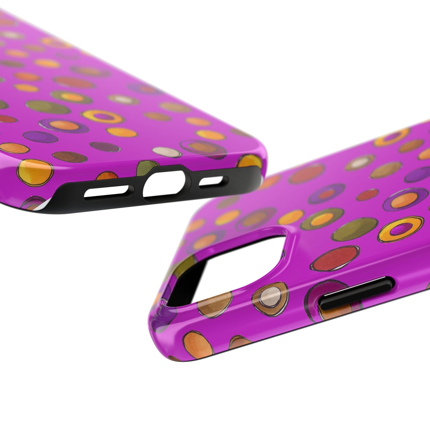 Double Dot Fuchsia Phone Case