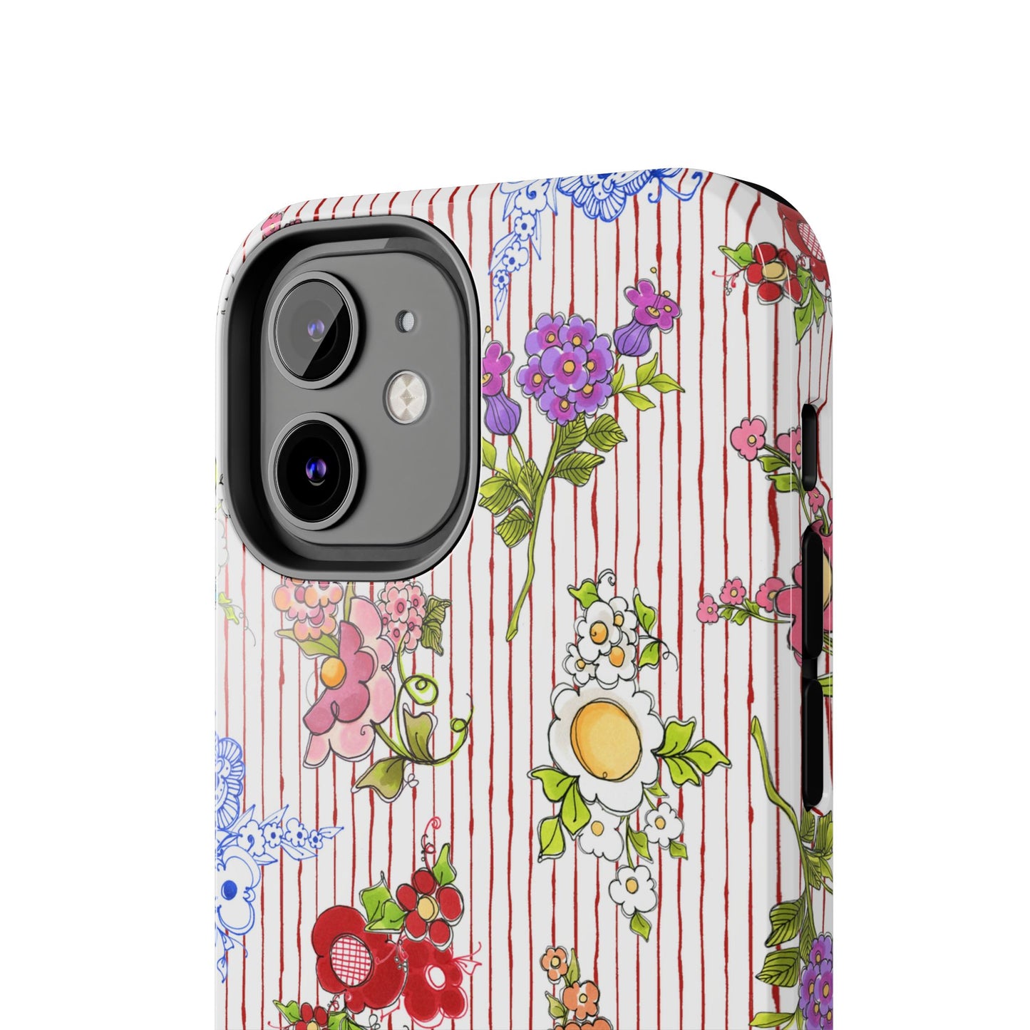 Mixed Bouquets Red / White Phone Case
