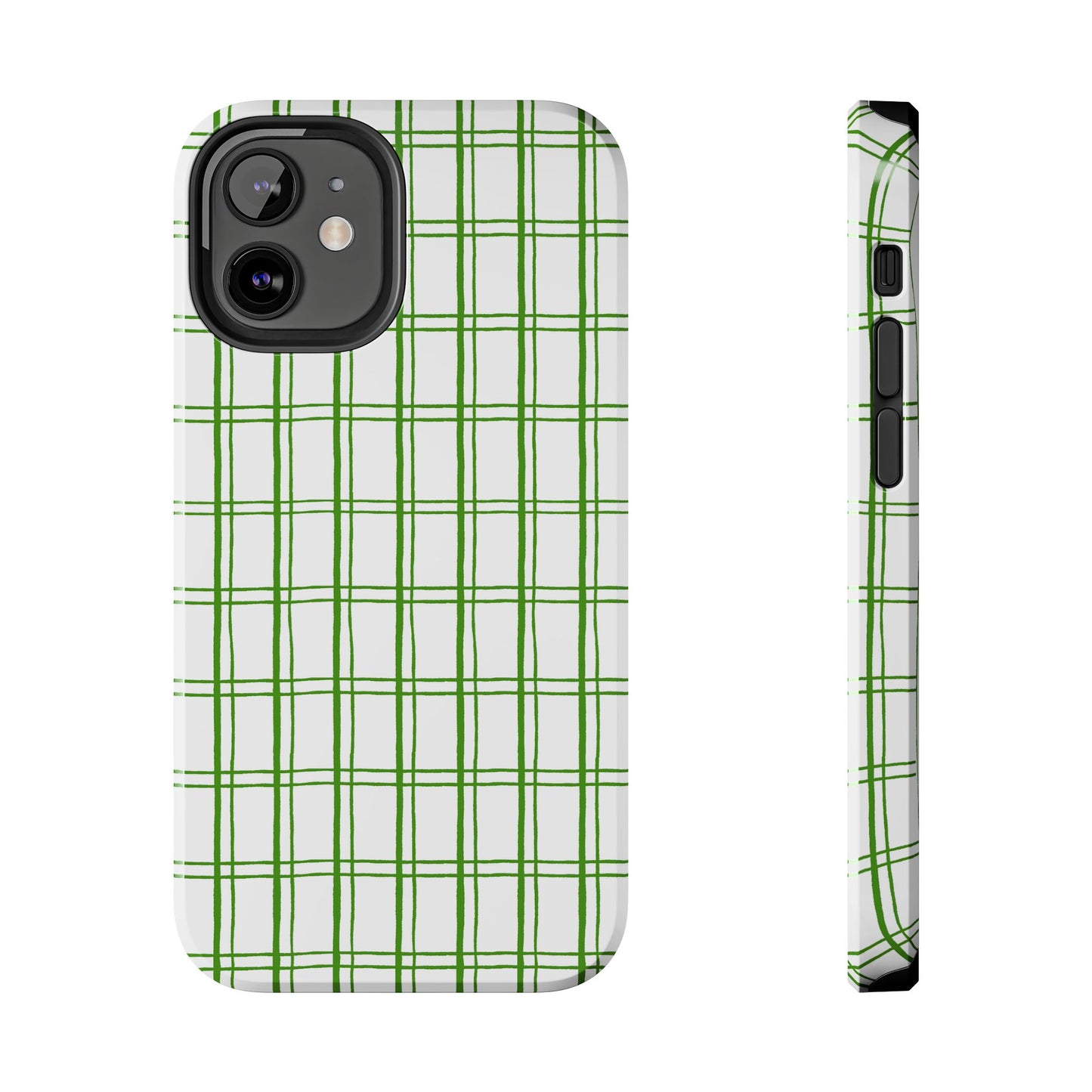 Kitchen Plaid White / Green Phone Case