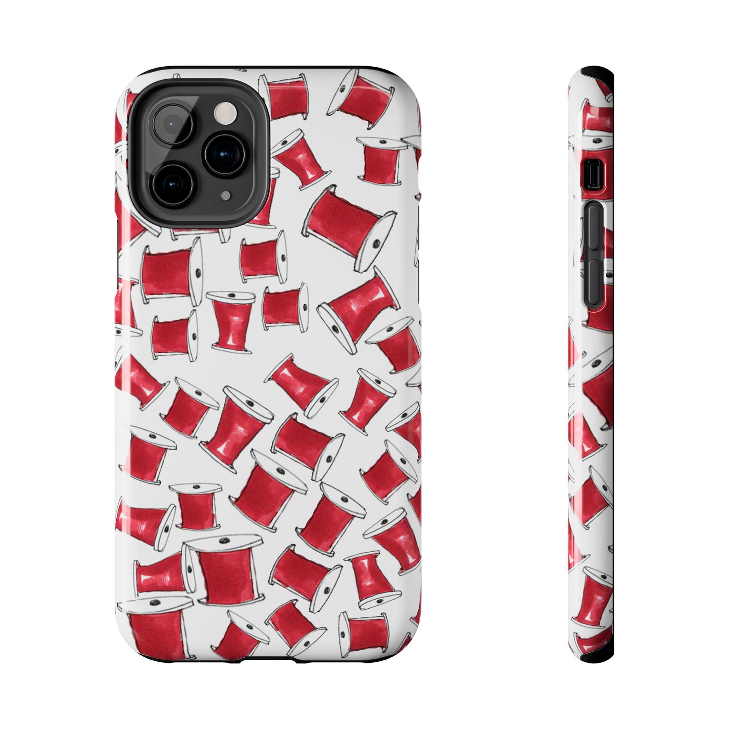 Red Thread White Phone Case