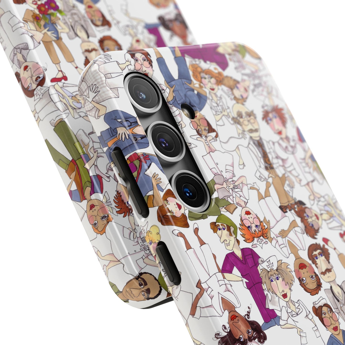 Diverse Nurse White Phone Case
