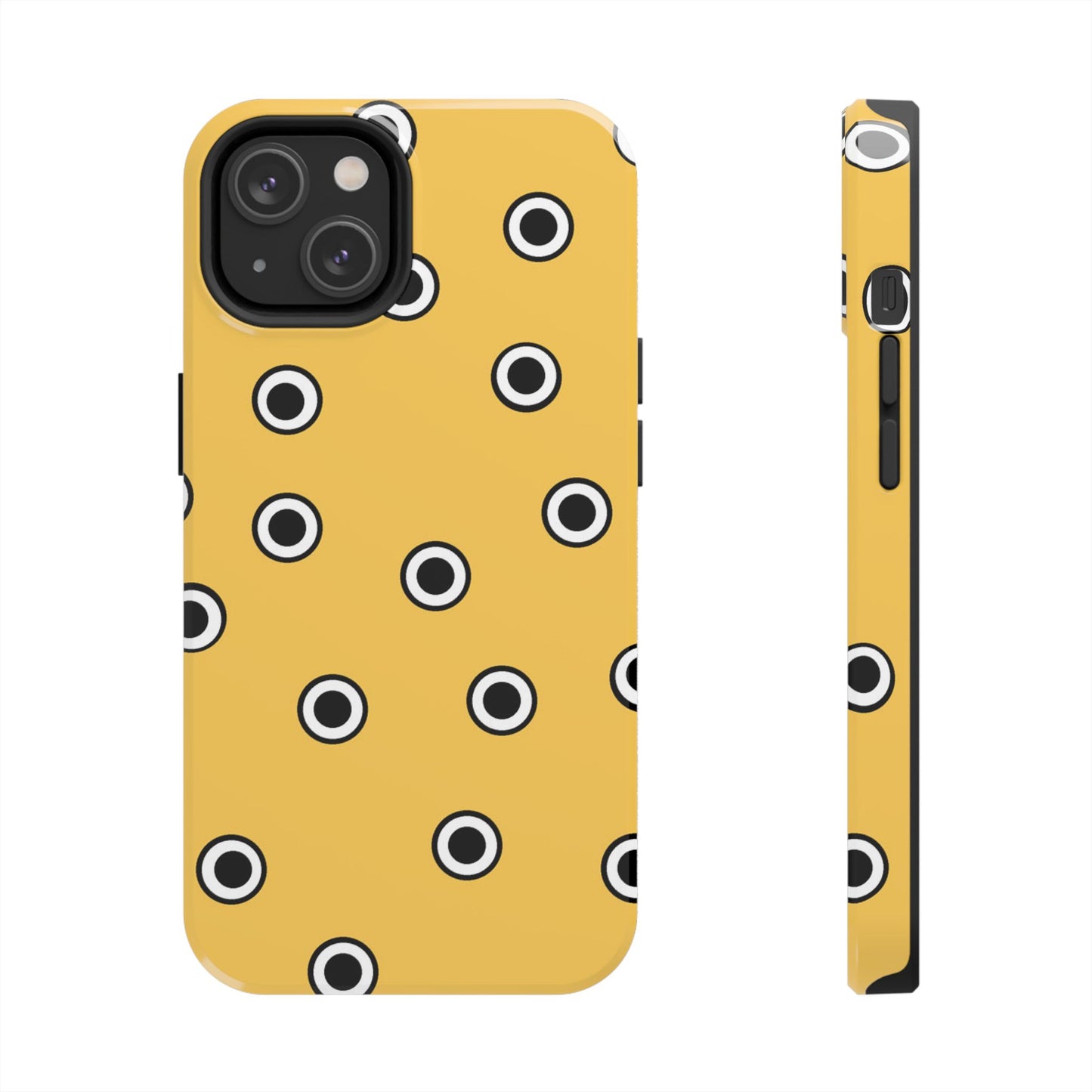 CD Dots Yellow / Black Phone Case
