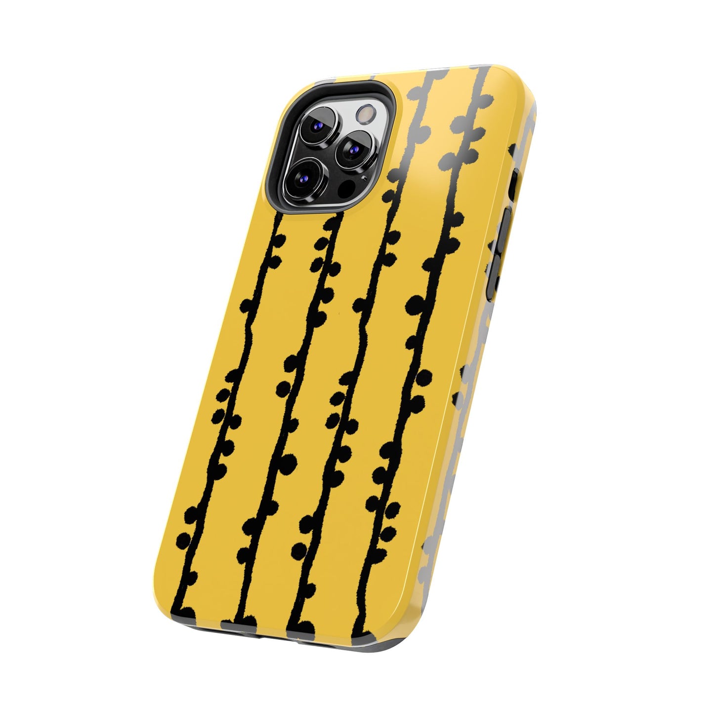 Loopy Stripe Yellow Phone Case