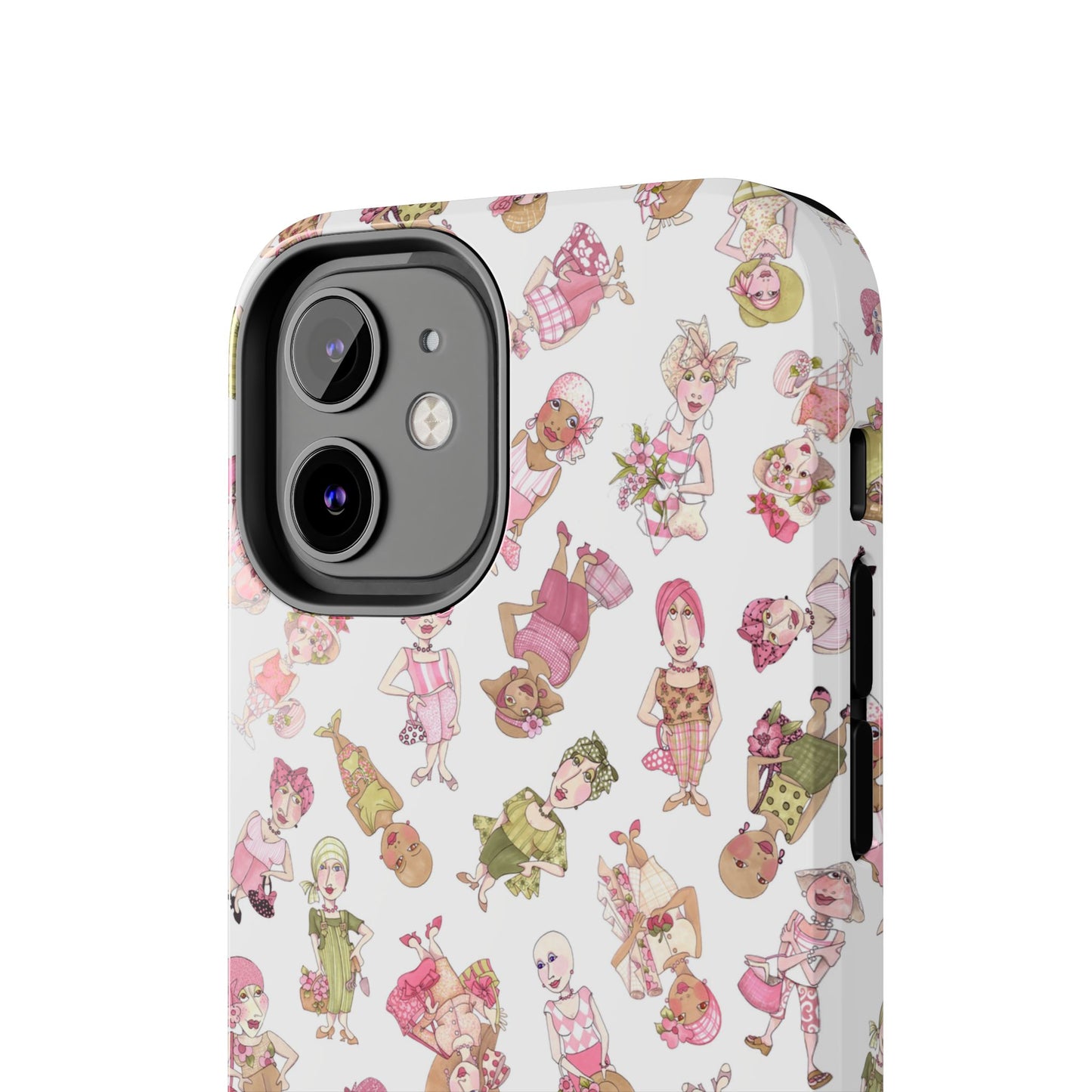 Tossed Ladies White Phone Case