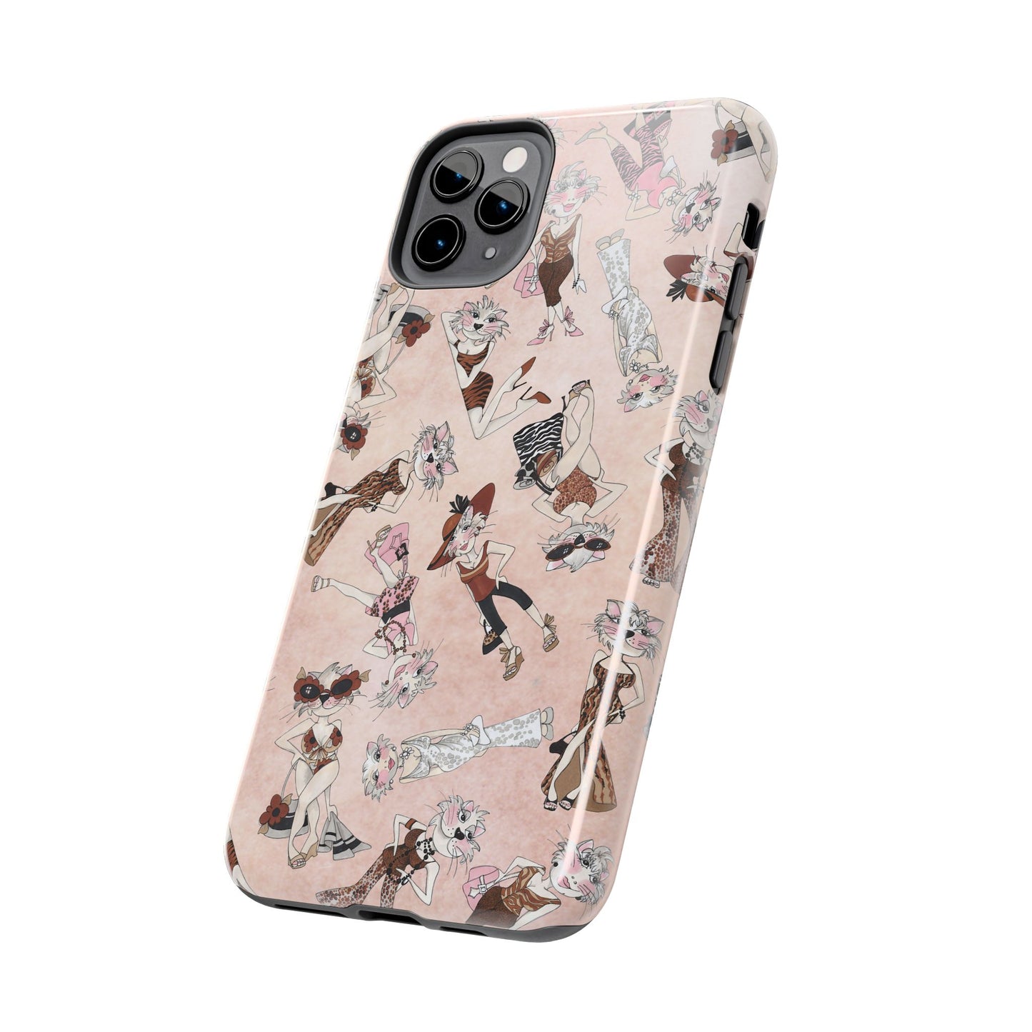 Spotted Lilies Pink Phone Case