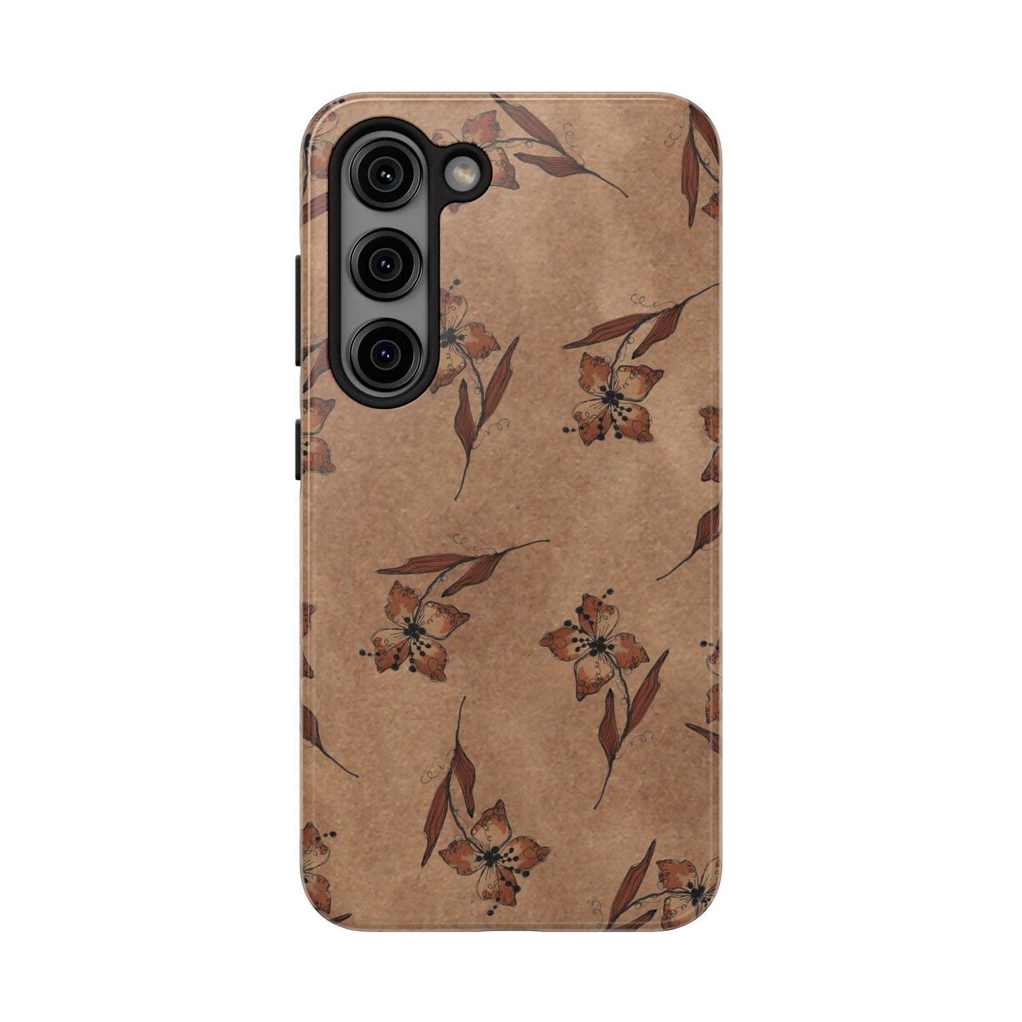 Brown Buds Phone Case