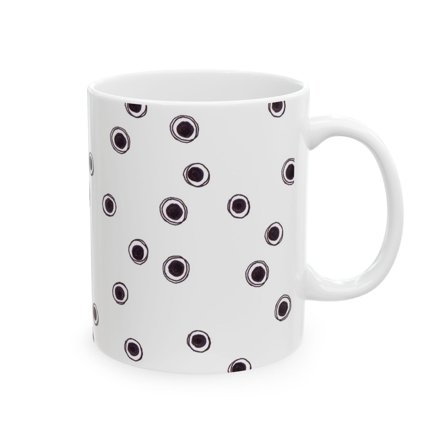 Halo Dots White Cup