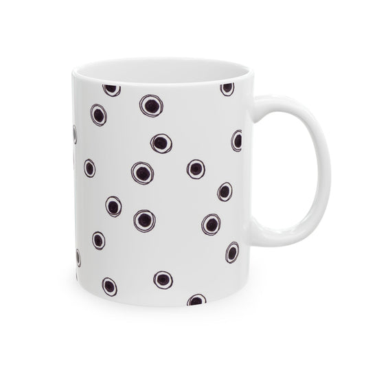 Halo Dots White Cup