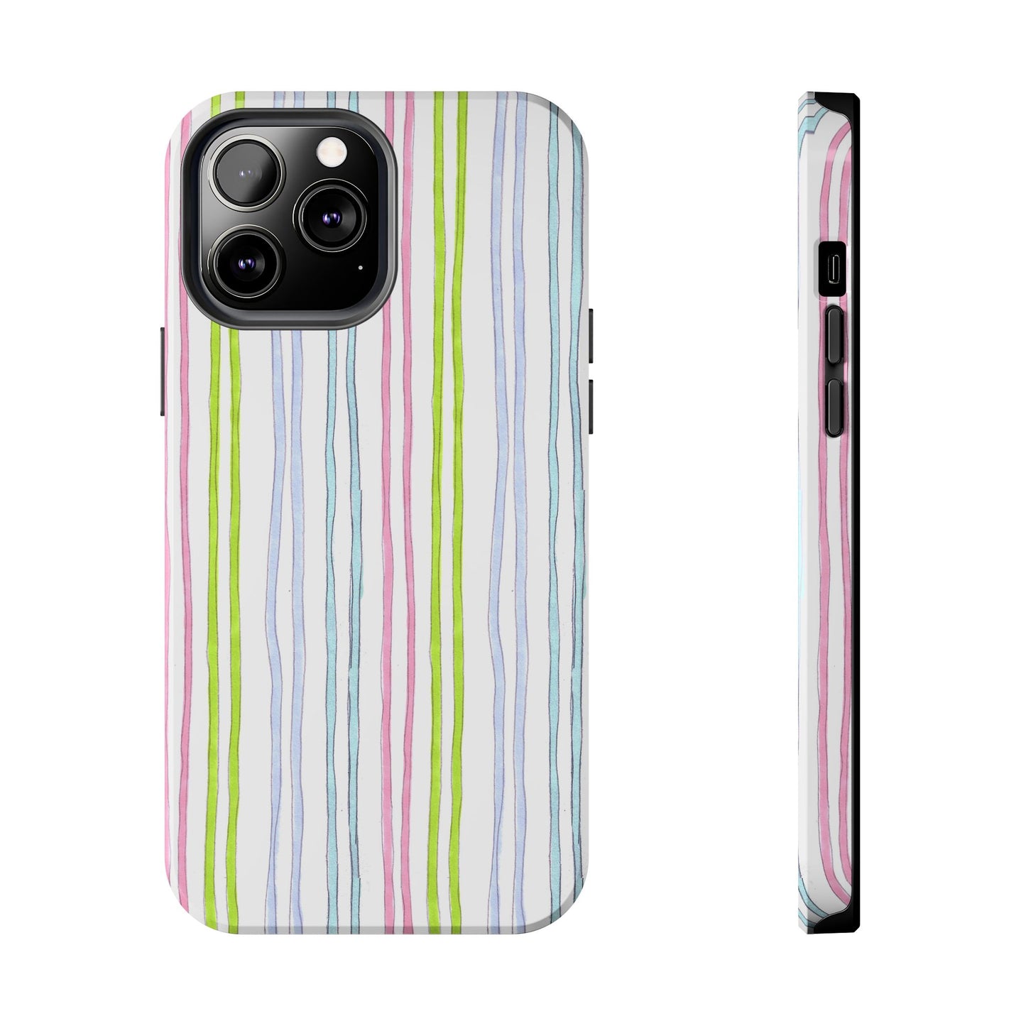 Belle Stripe White Phone Case