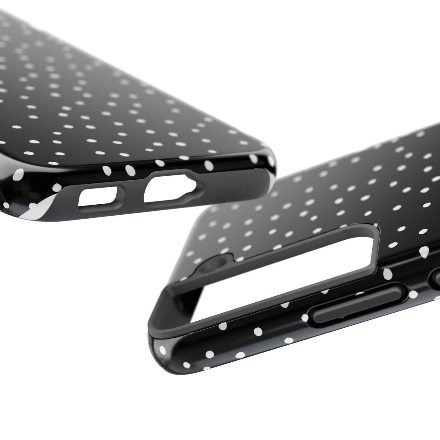 Dinky Dots Black / White Phone Case