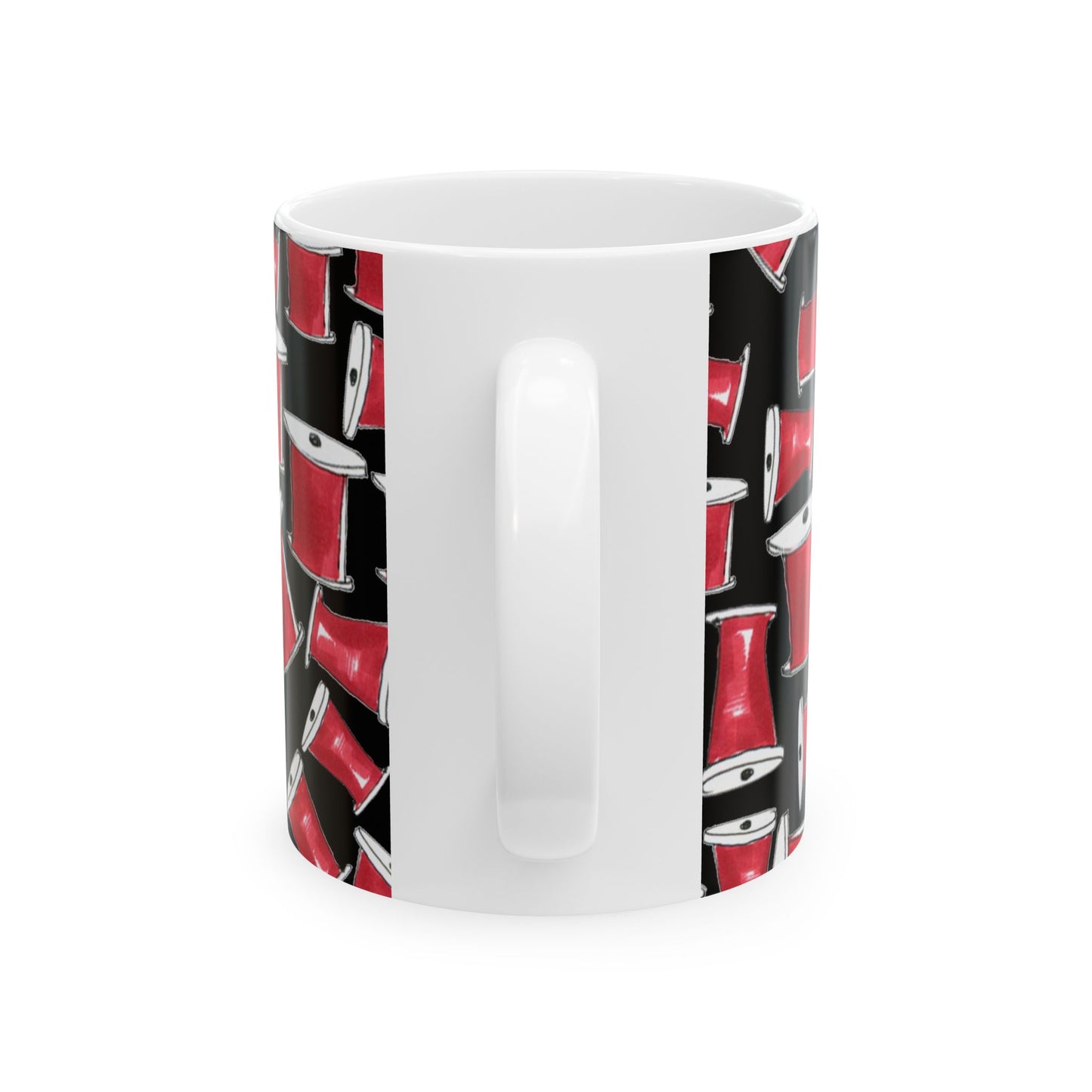 Red Thread Black Cup