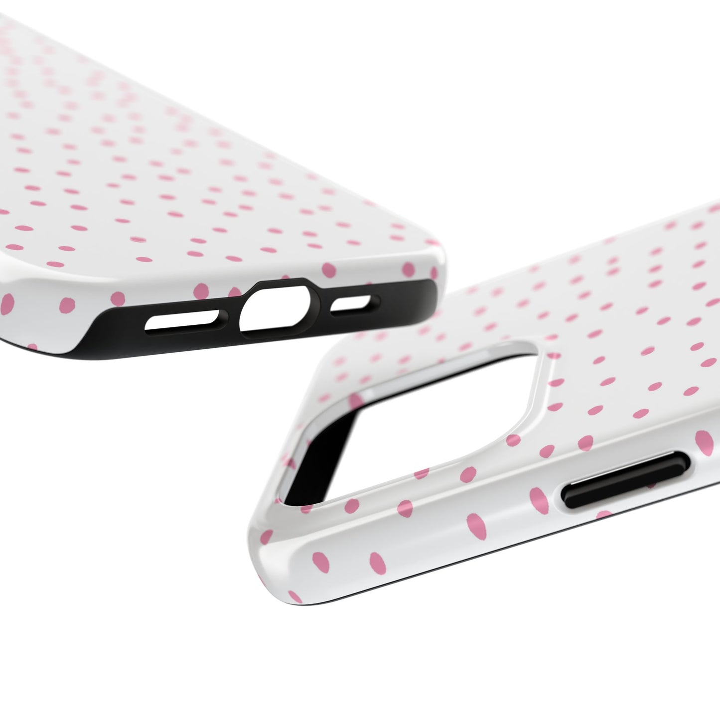 Dinky Dots White / Pink Phone Case