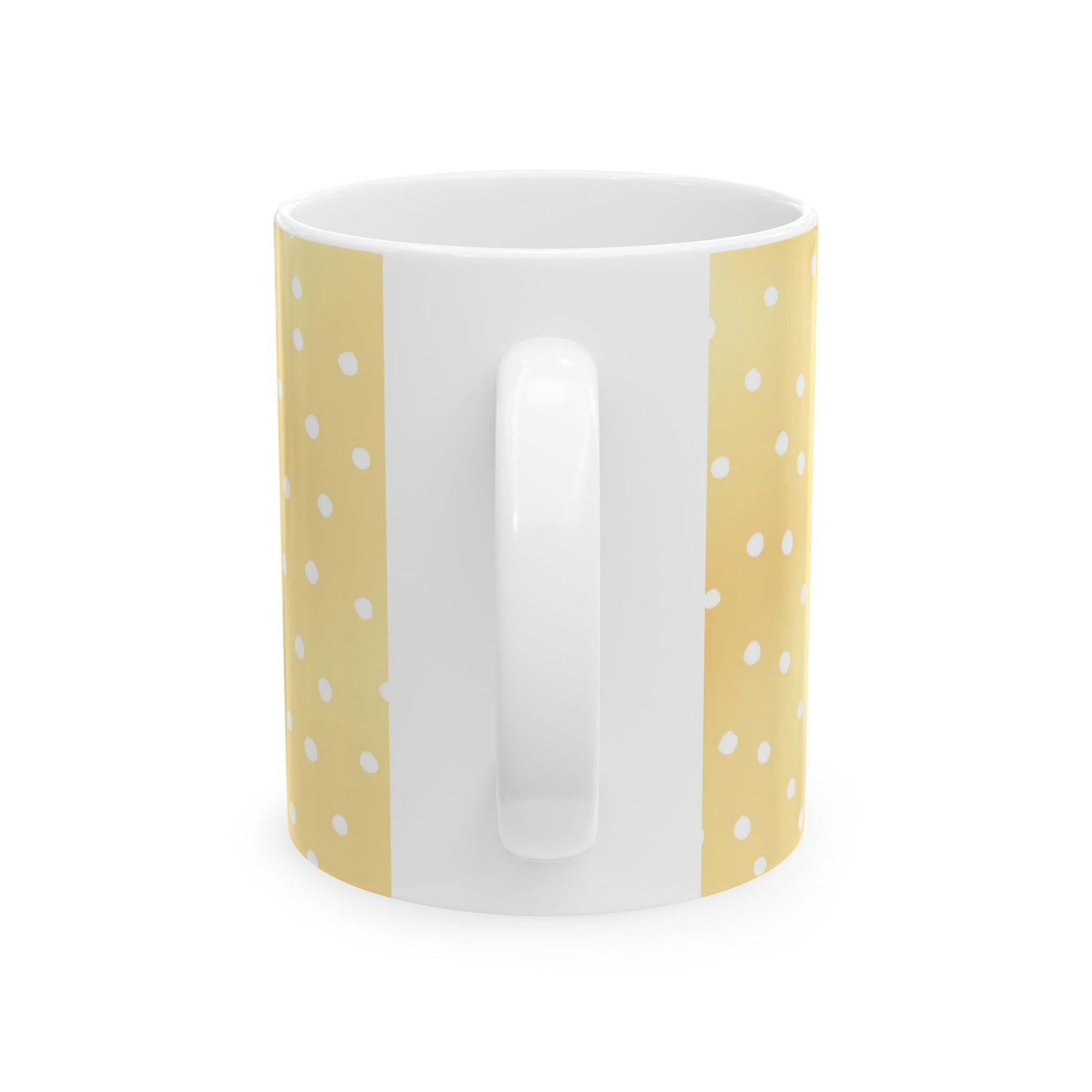 Petite Dots Sunshine / White Cup