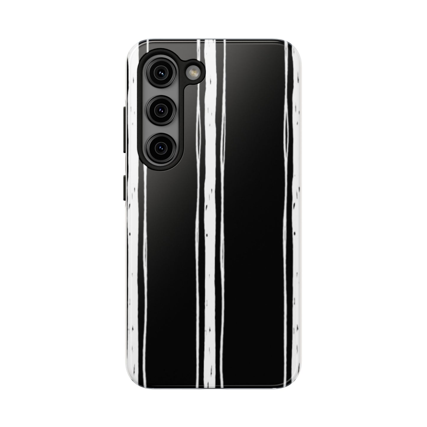Black / White Stripe Phone Case