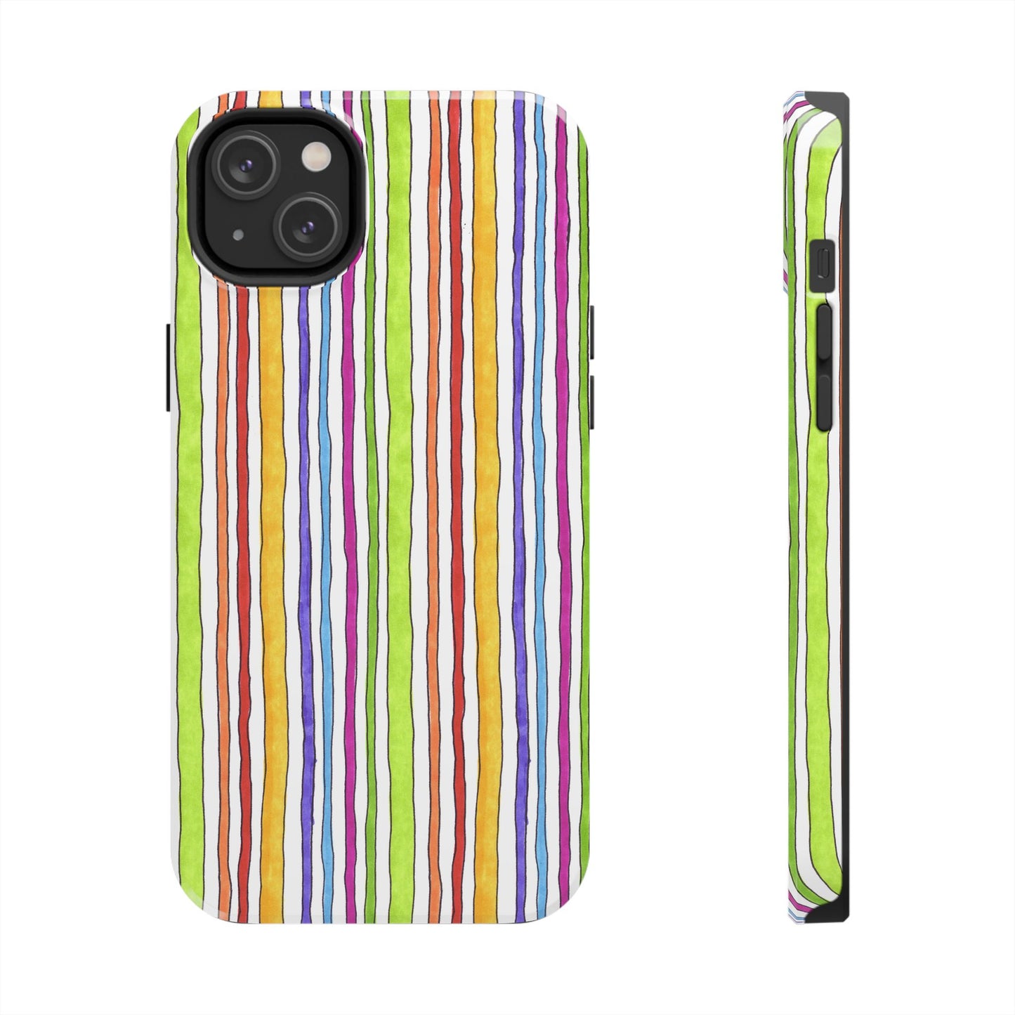 Stripe Fancy White Phone Case