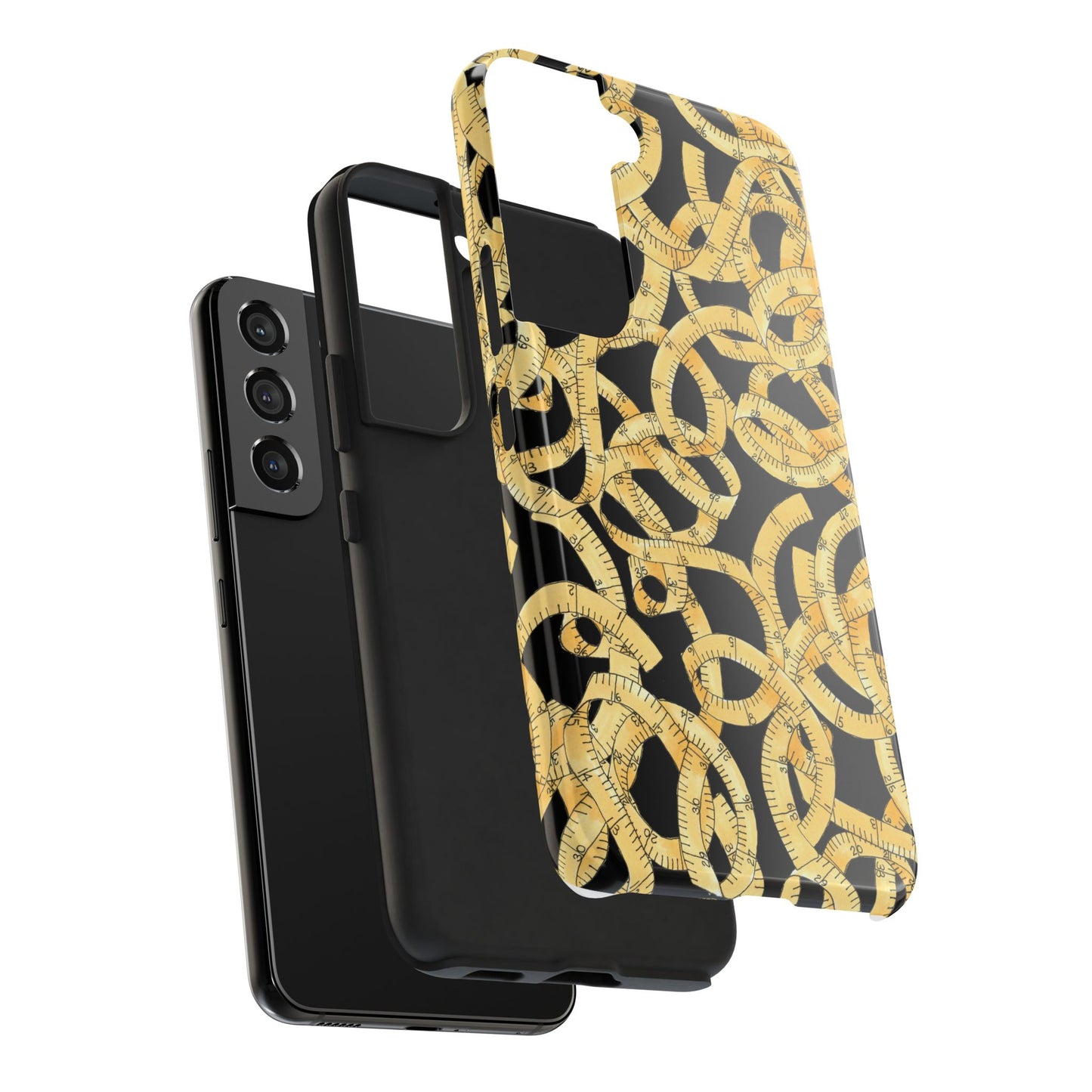 Tape Tangle Black Phone Case