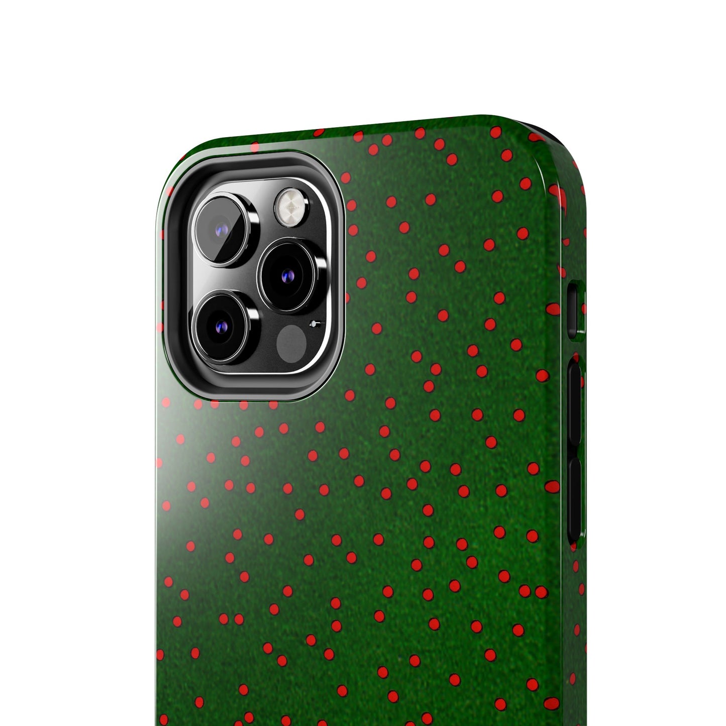 Happy Dots Green / Red Phone Case
