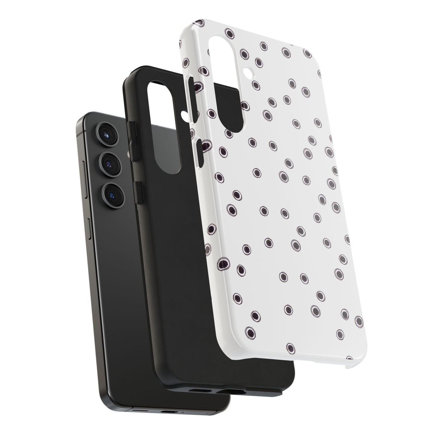 Halo Dots White Phone Case