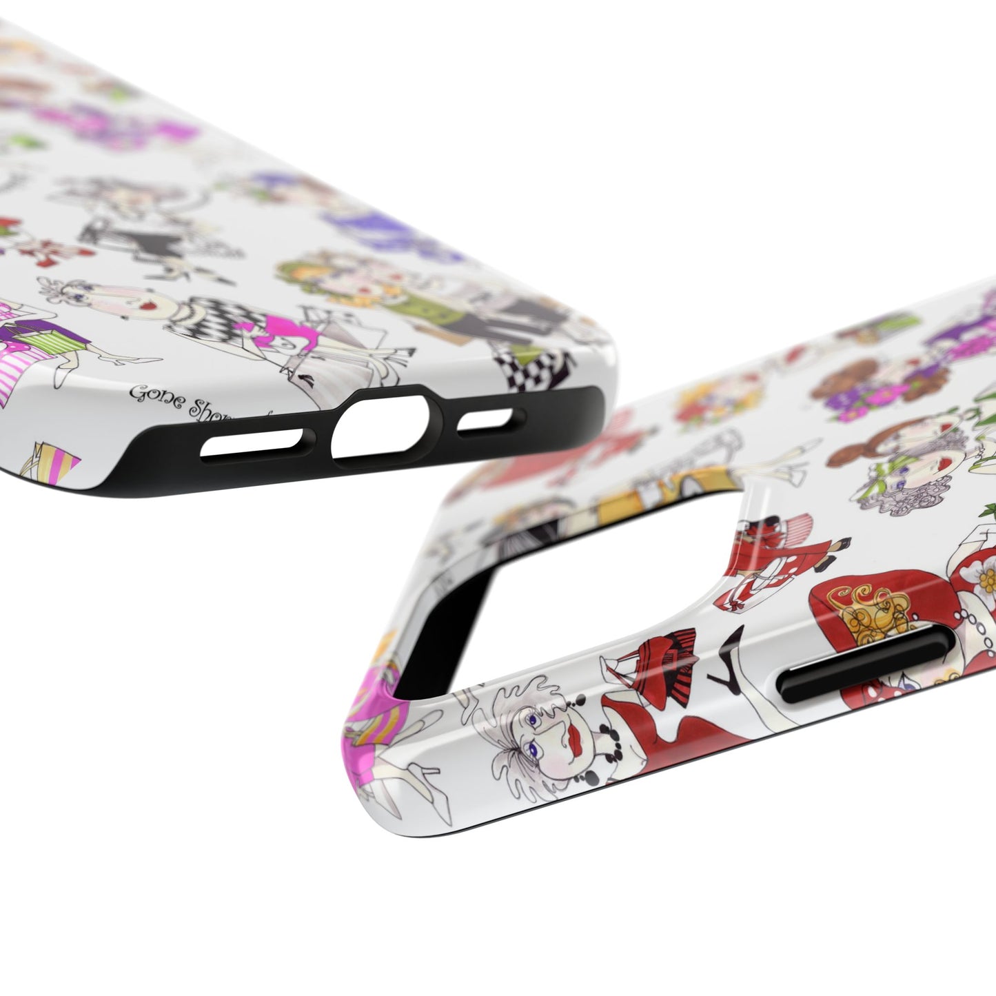 Gone Shopping Tossed White Phone Case