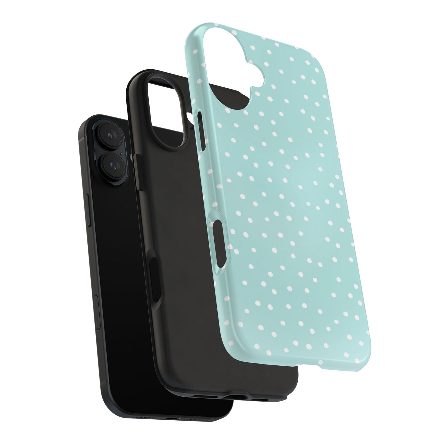 Petite Dots Seafoam / White Phone Case