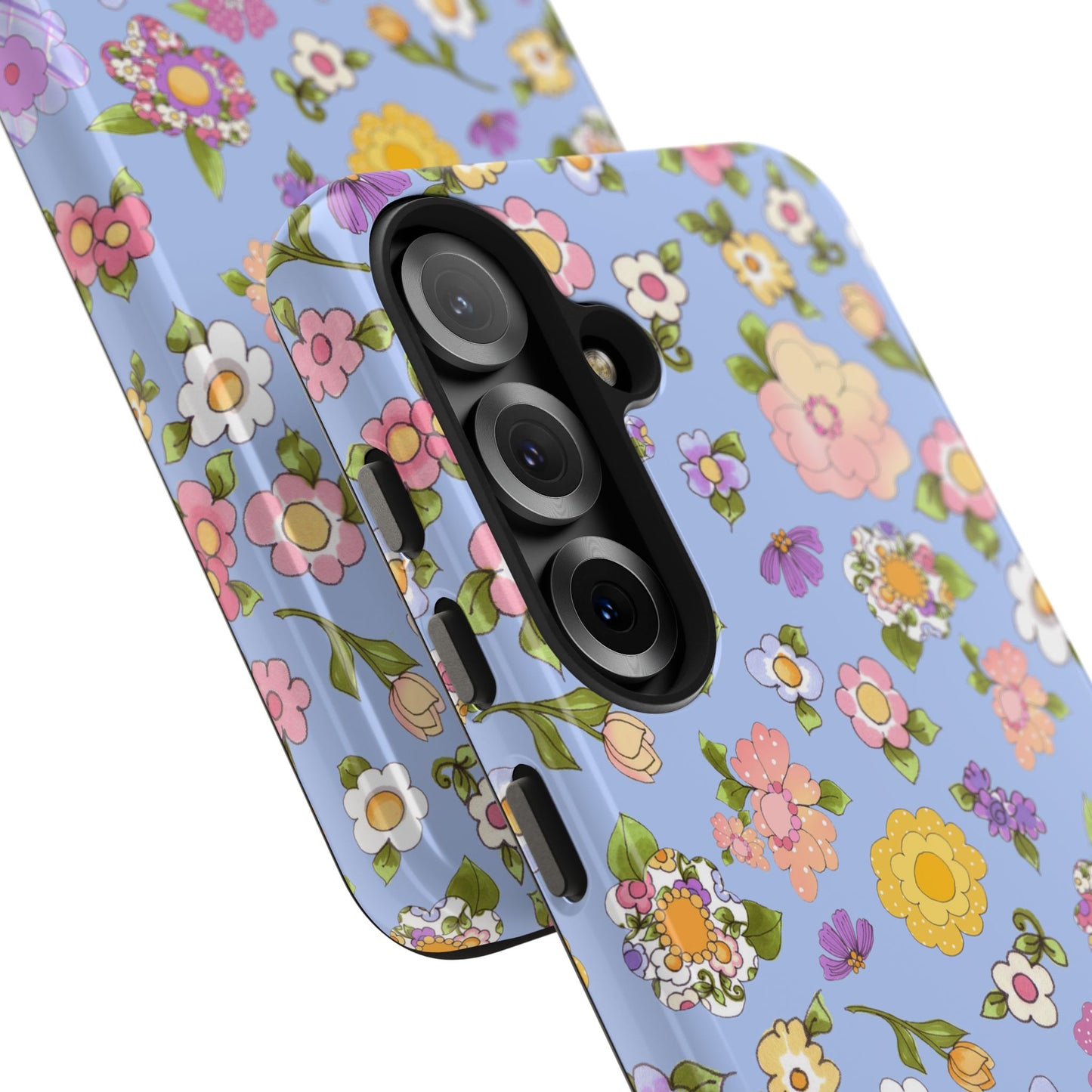 Flowery Blue Phone Case