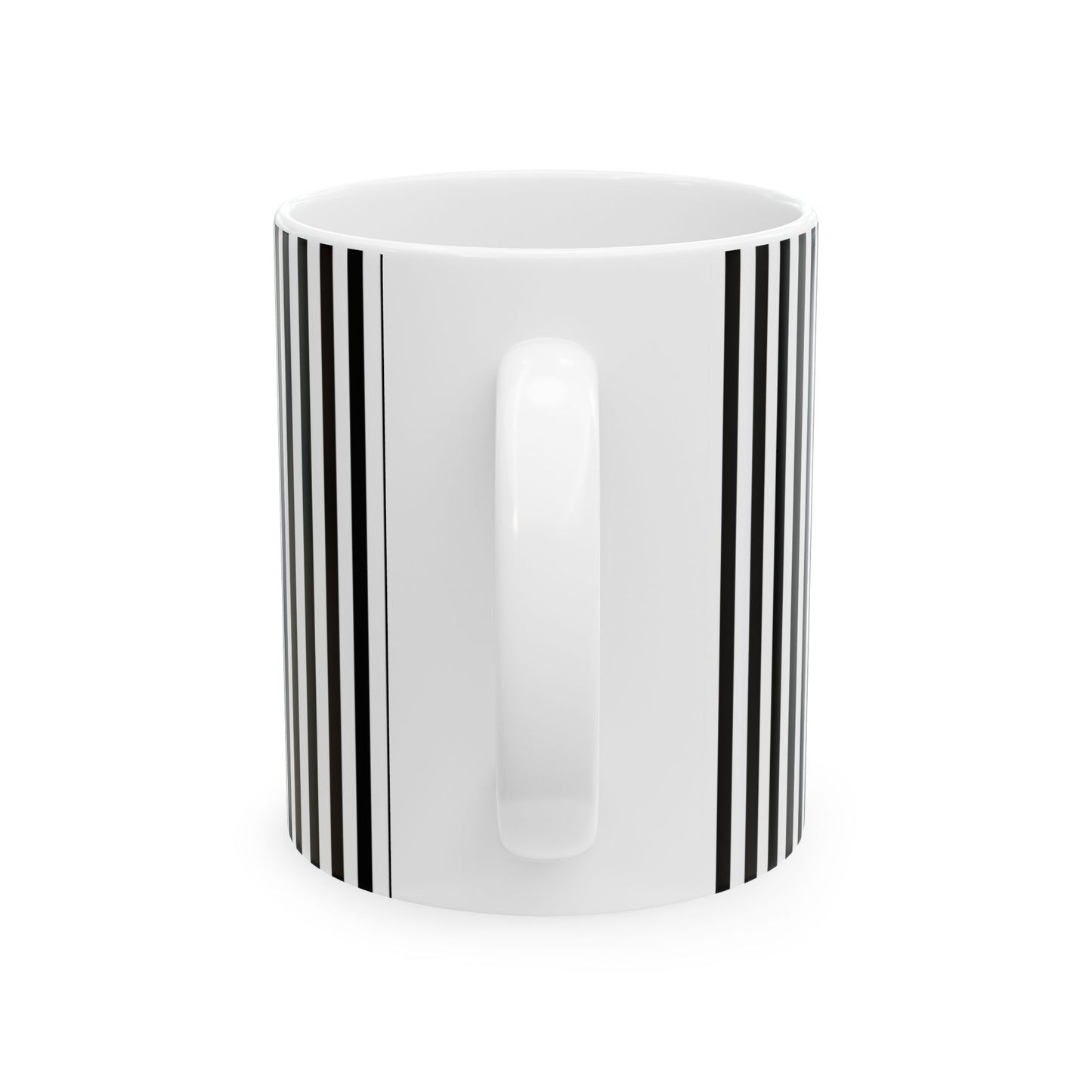 Stripe White / Black Cup