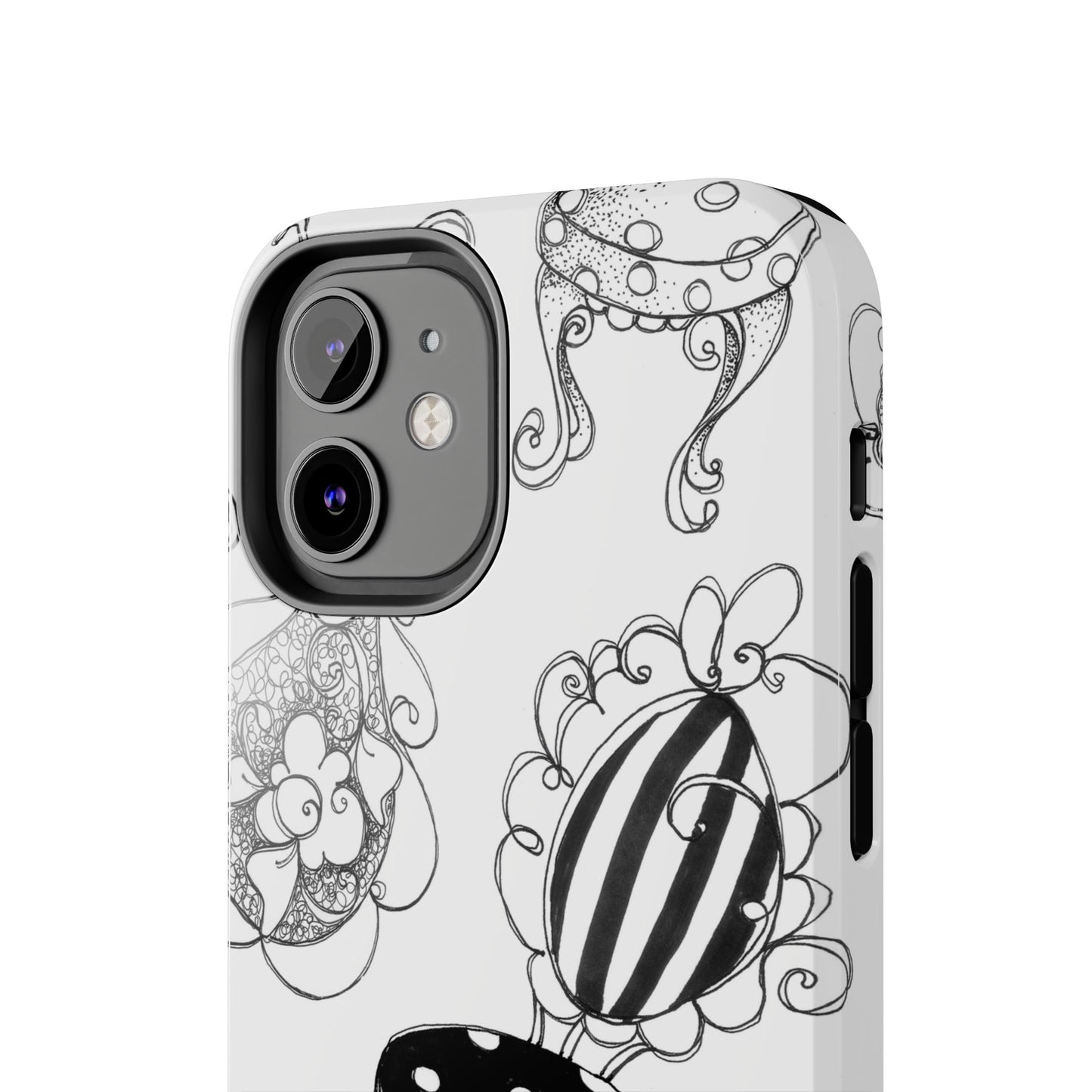 Bistro Chairs White Phone Case