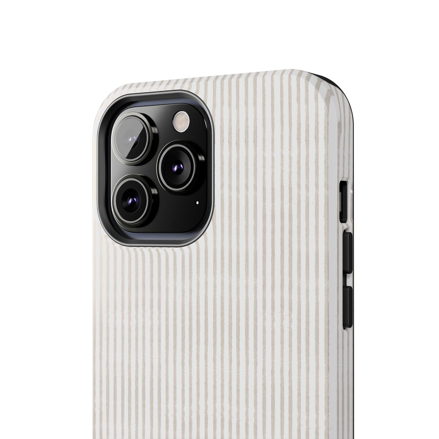 Stripe White / Gray Phone Case