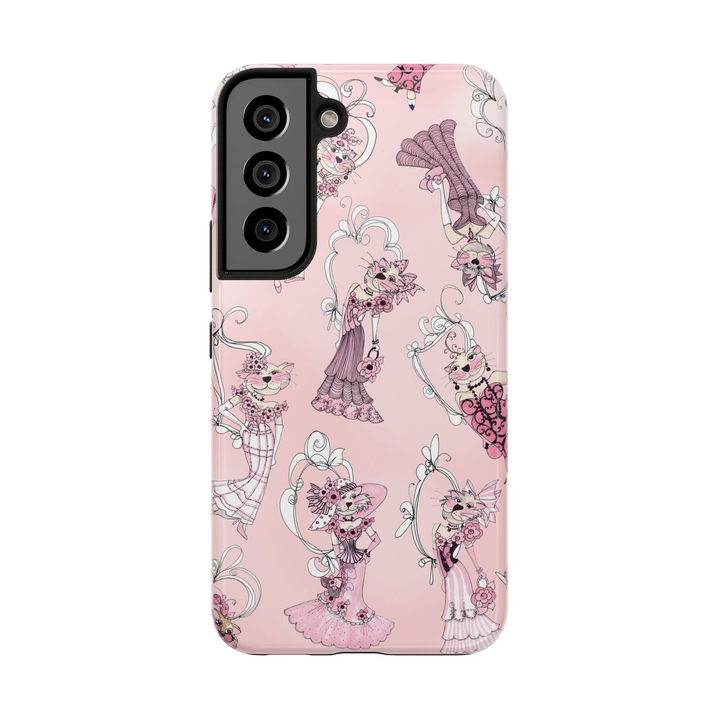 Lady Cats Tossed Phone Case