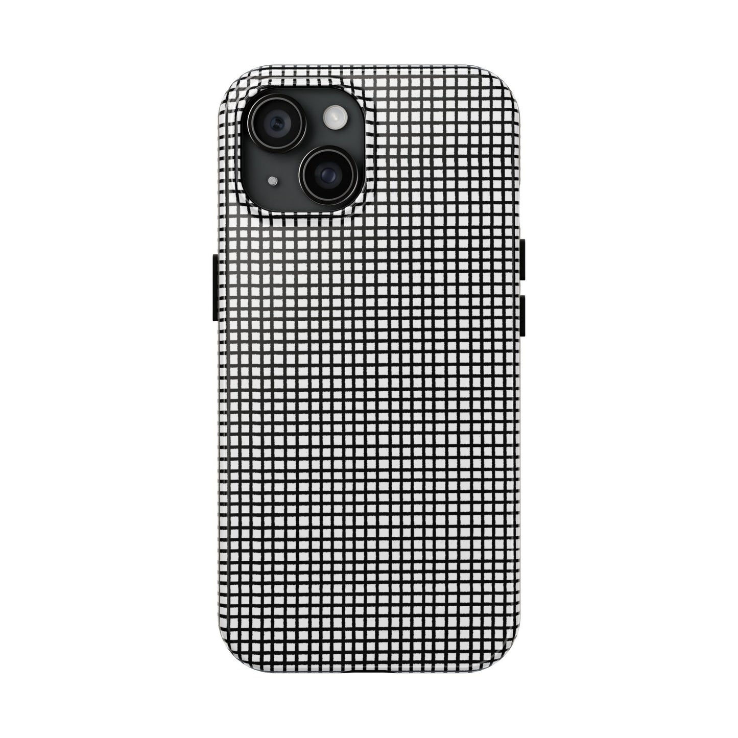 Chipper Check Black Phone Case