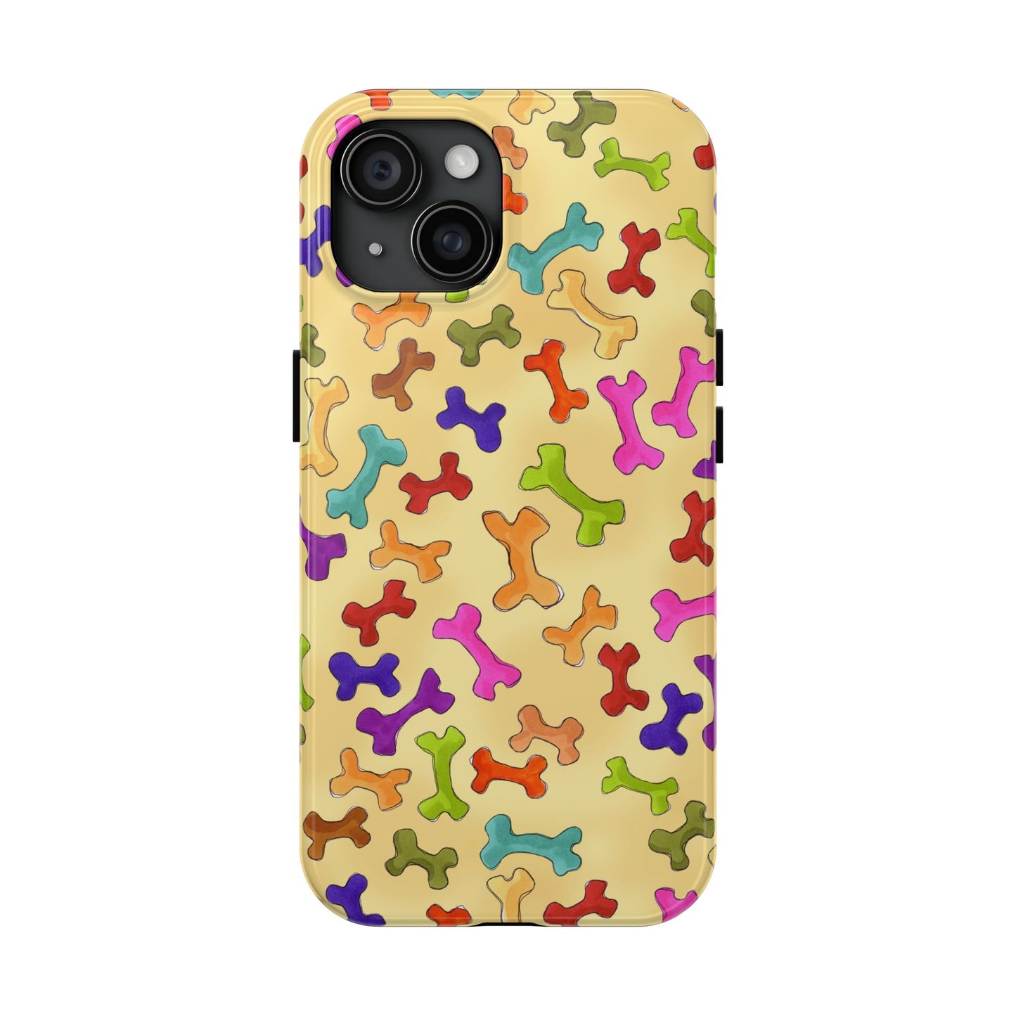 Happy Bones Yellow Phone Case
