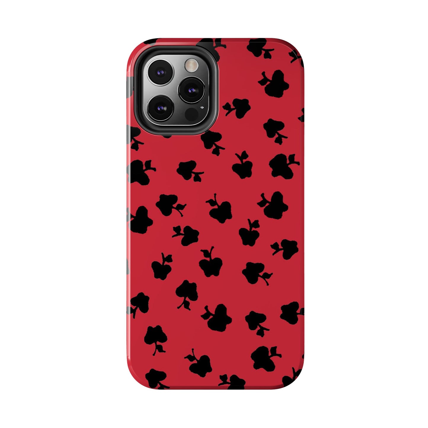 Happy Apples Red / Black Phone Case