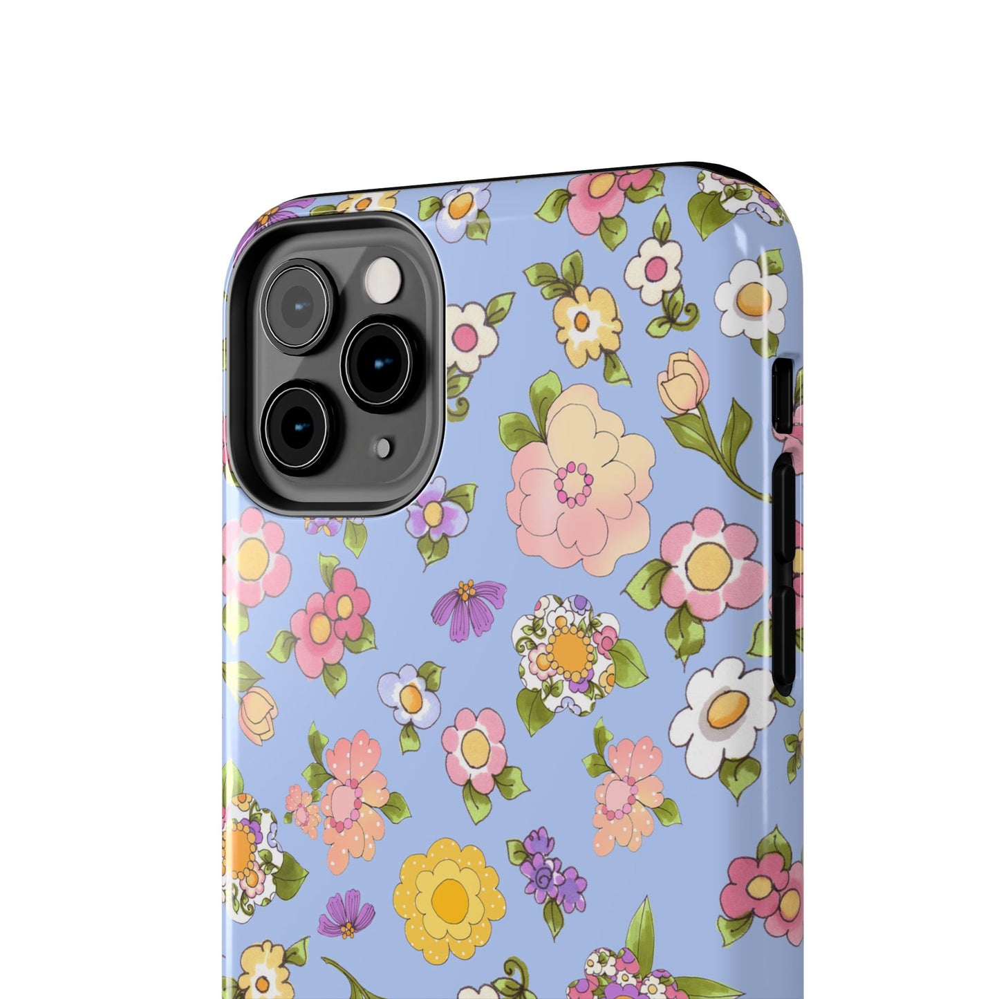 Flowery Blue Phone Case