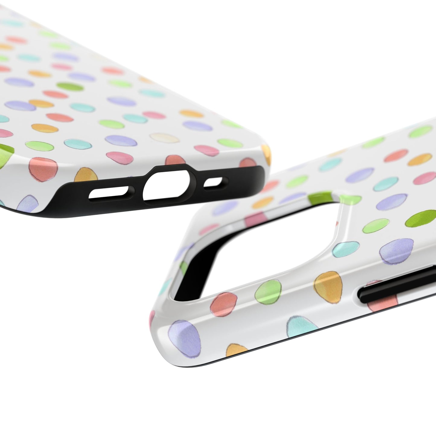 Happy Dots White Phone Case