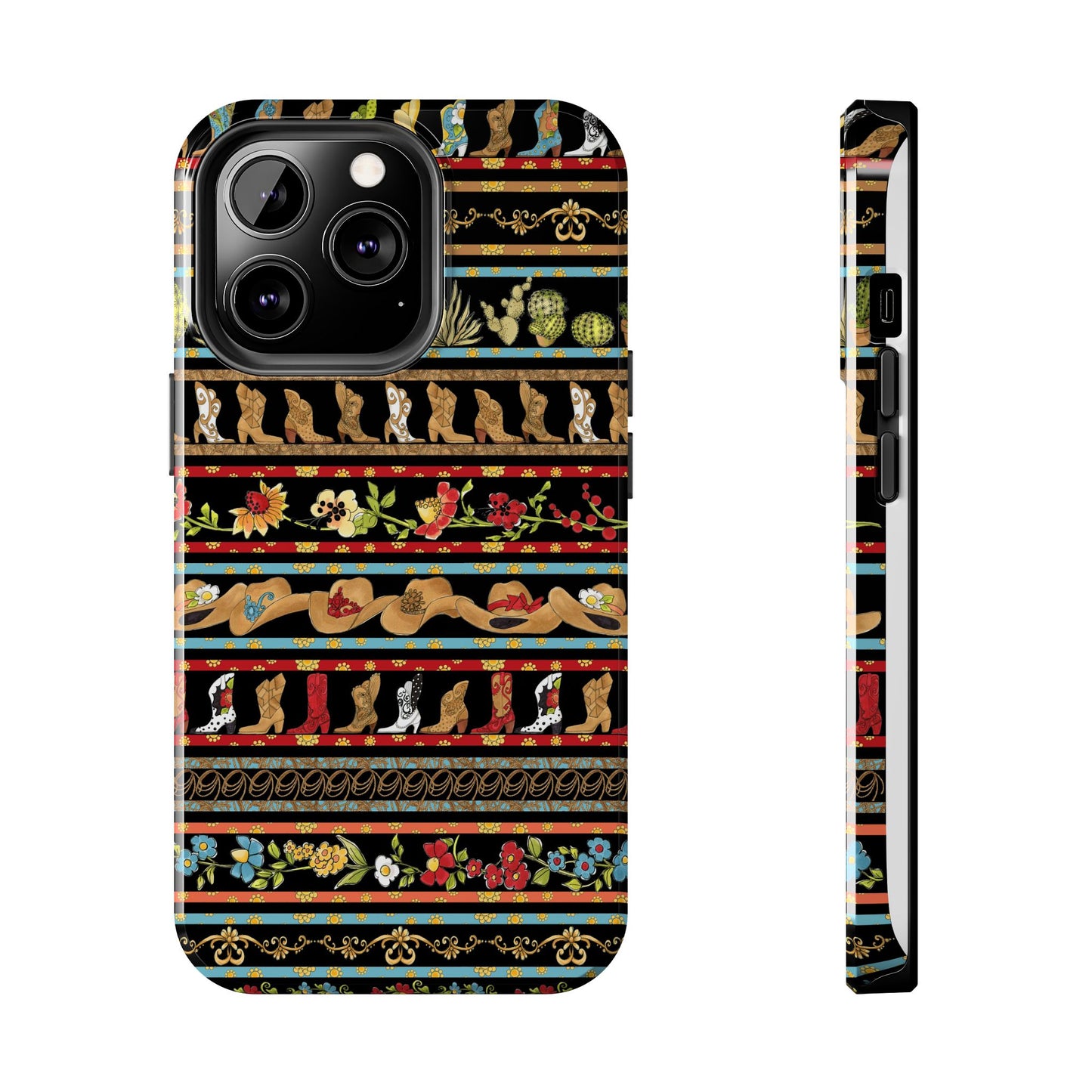 Whoa Borders Black Phone Case