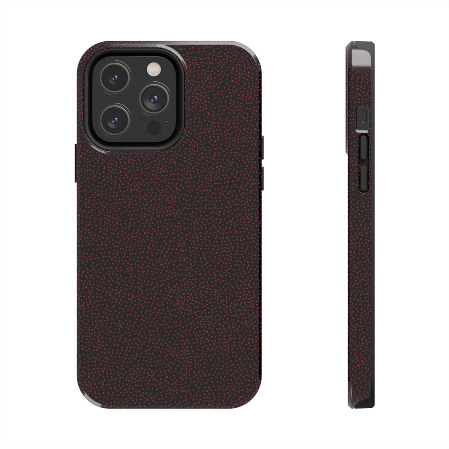 Mini Dot Black / Red Phone Case