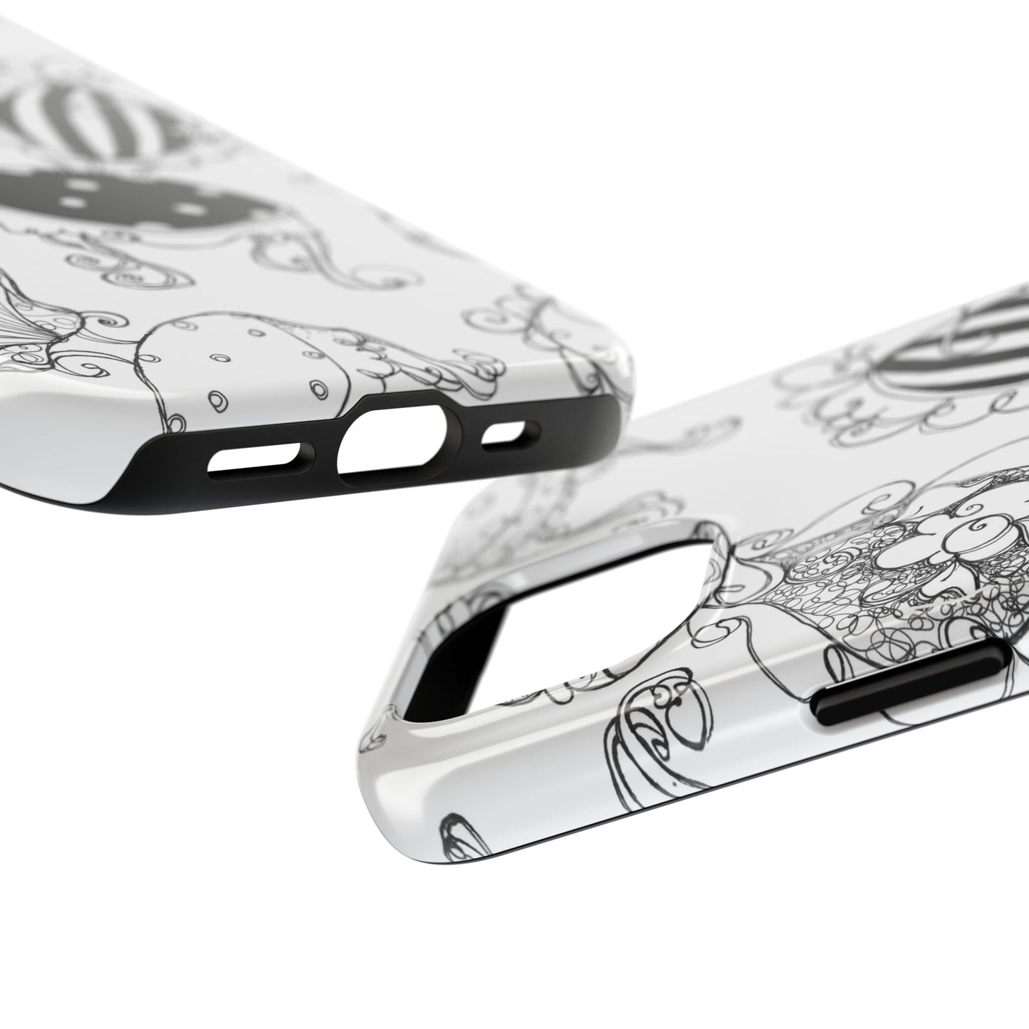 Bistro Chairs White Phone Case