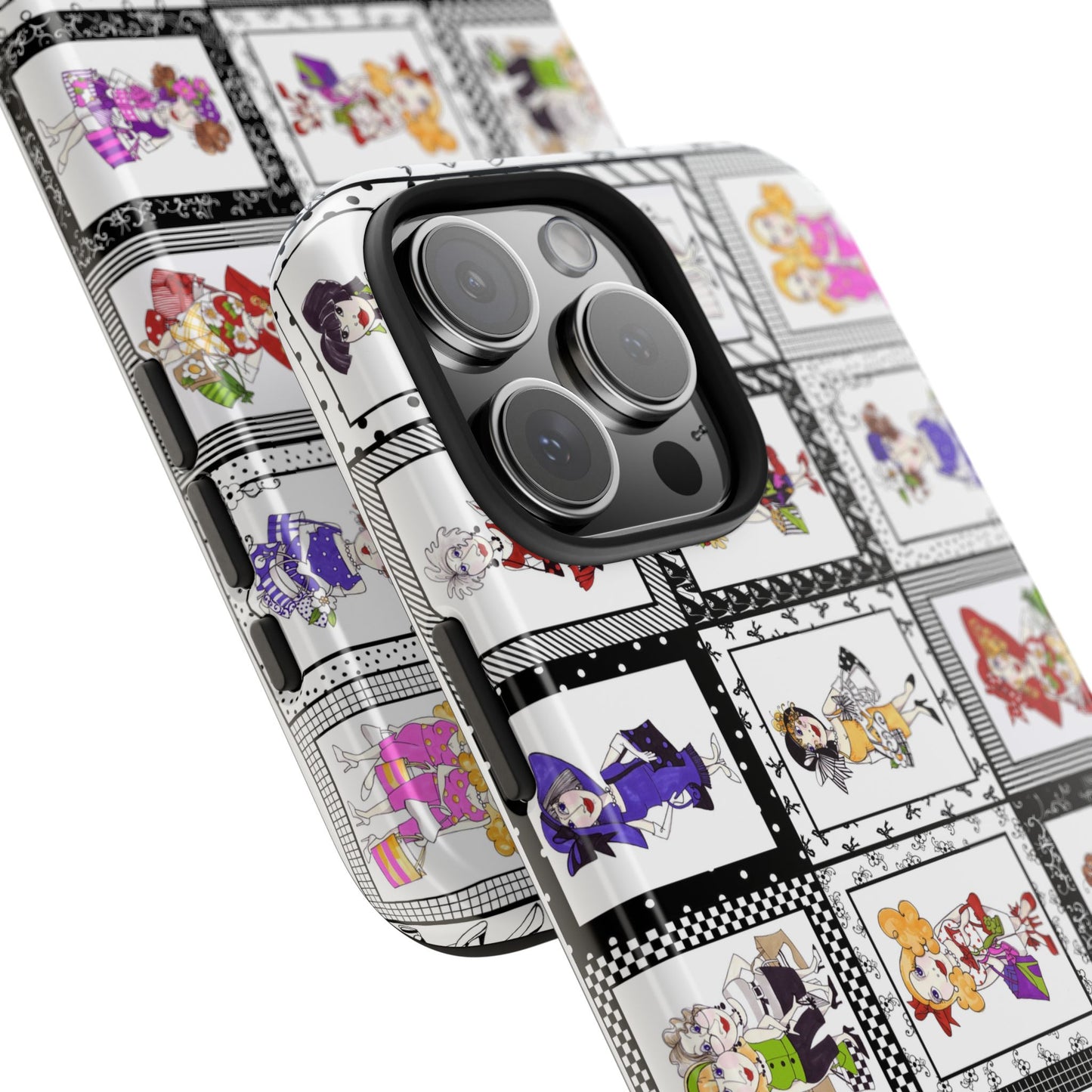 Gone Shopping White / Black Phone Case