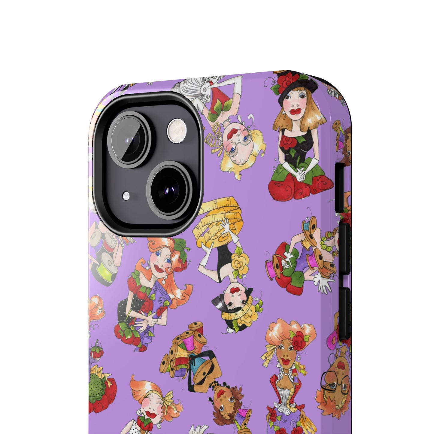 Curious Toss Purple Phone Case