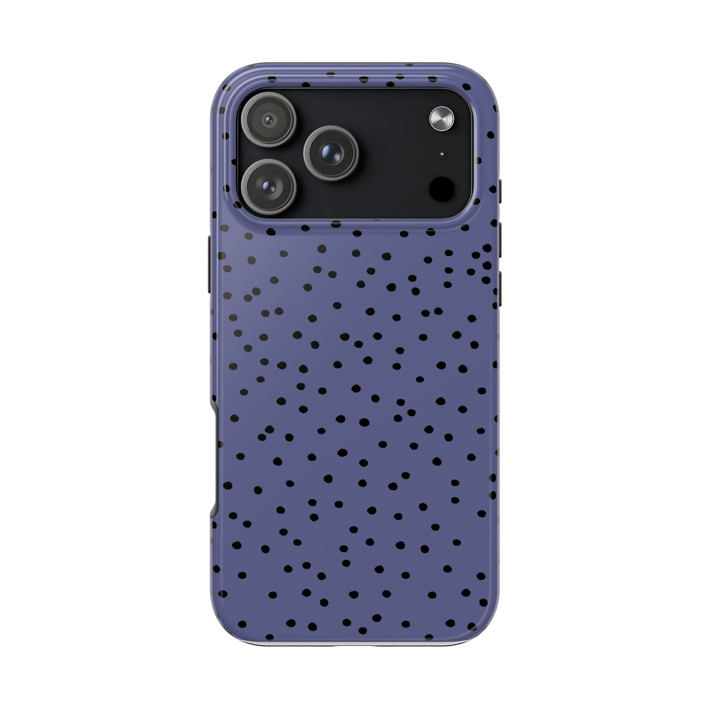 Dinky Dots Blue / Black Phone Case