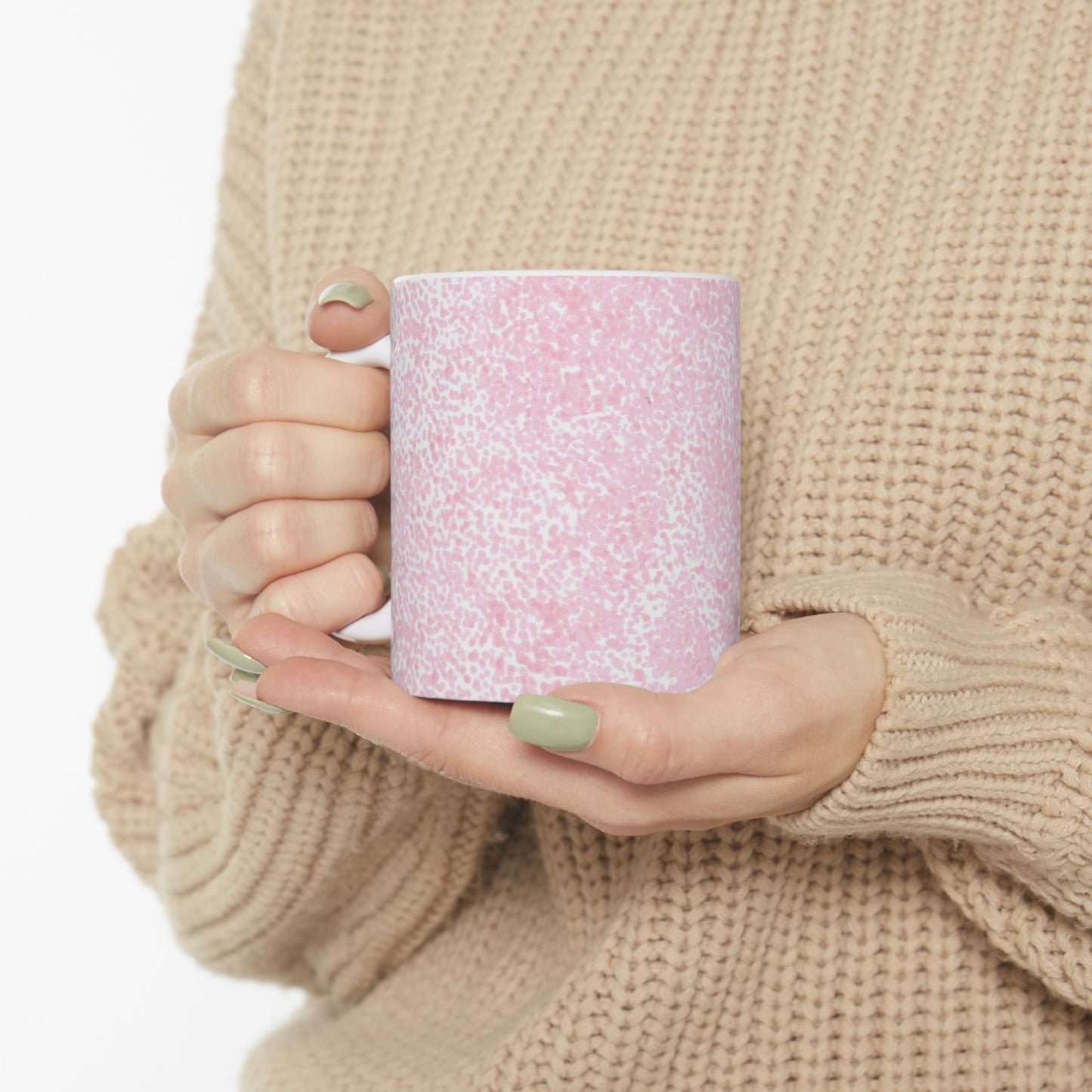 Confetti Pink / White Cup