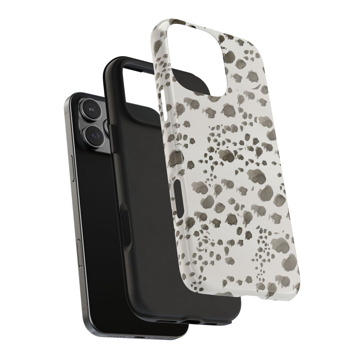Kitty Dots Gray Phone Case
