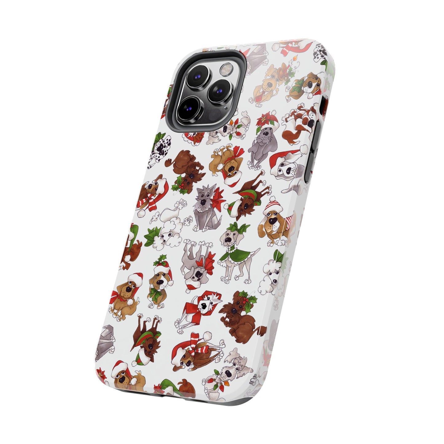 Doggie Toss White Phone Case