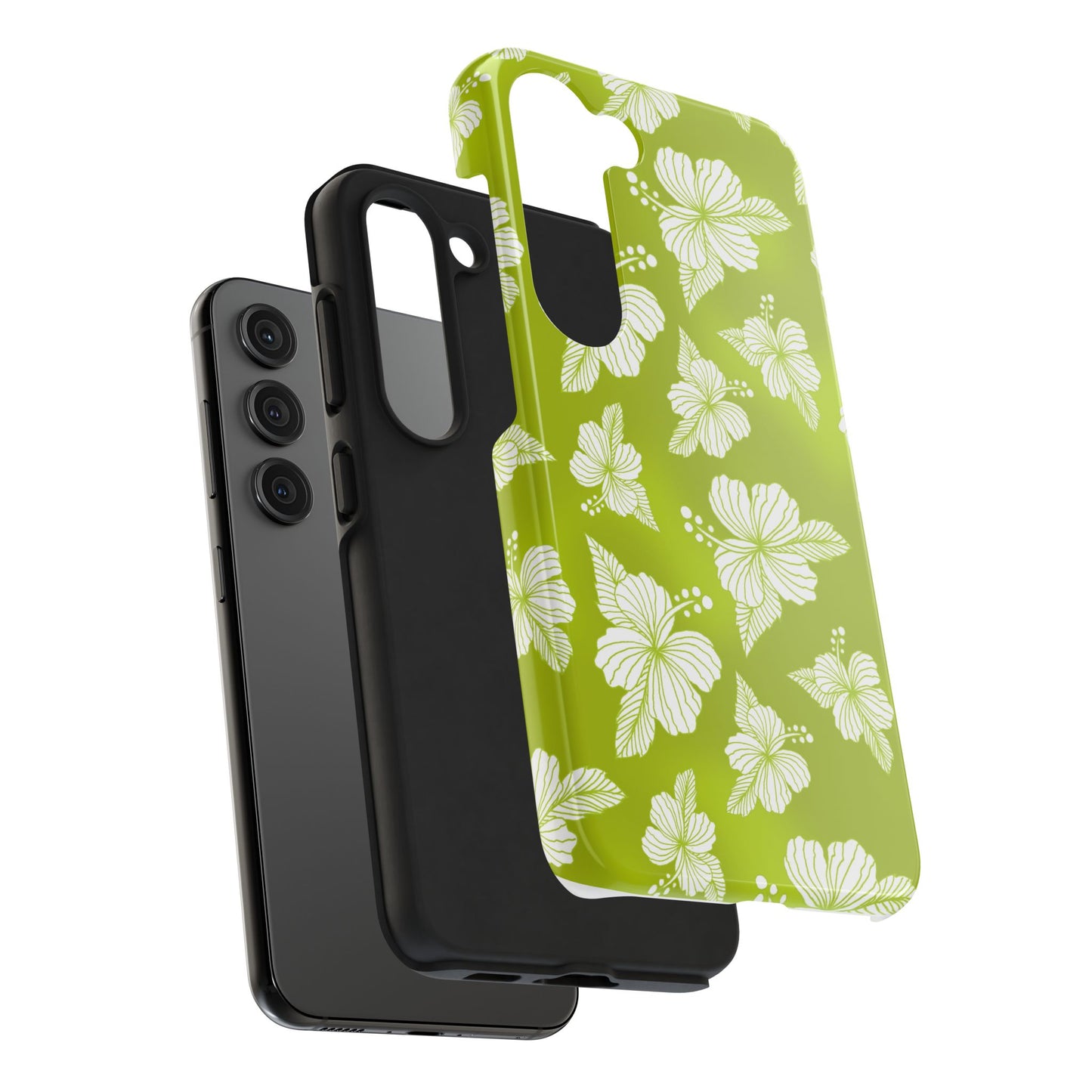 Hibiscus Green Phone Case